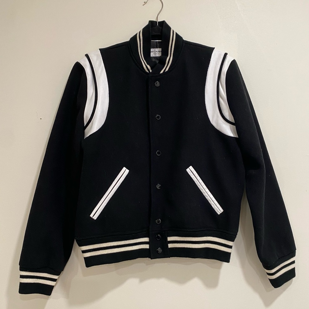 Men’s XS Saint Laurent Paris Teddy Bomber Jacket
